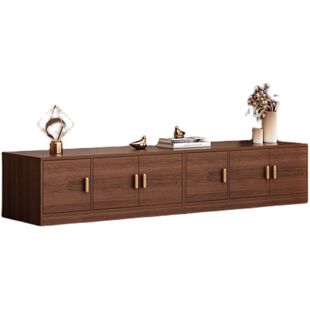 Tv Cabinet Solid Wood Color Living Room Simple Small Apartment Home Floor Cabinet Storage Cabinet Bedroom Bay Window Cabinet Tv Cabinet