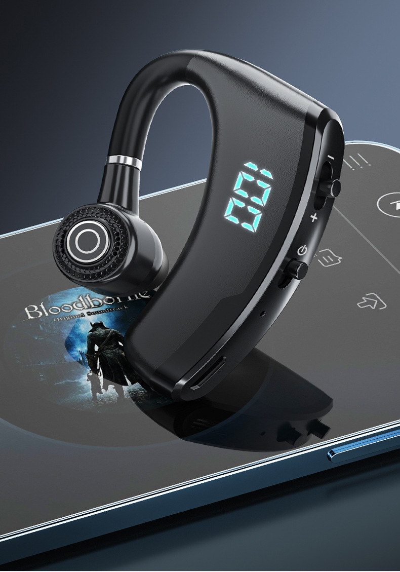 V9S yeni Bluetooth kulaklık dijital ekran, şarj bölmesi ile mobil güç bankası fonksiyonu yükseltme iş modeli sınır ötesi