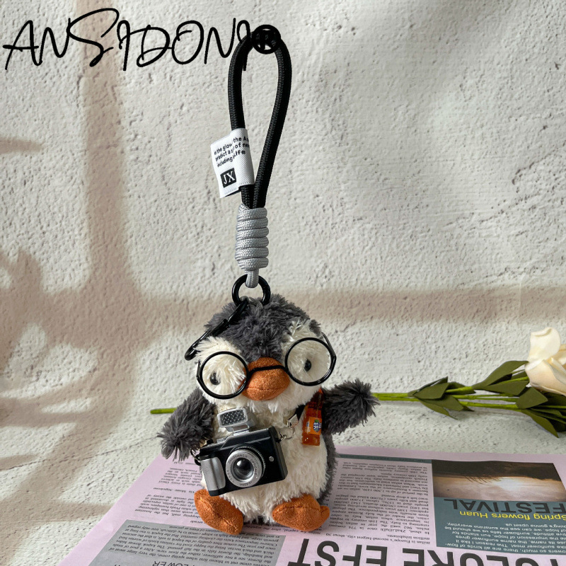High-End-Cartoon süße Plüsch kleine Pinguin Puppe Tasche Anhänger Auto Schlüsselanhänger Rucksack Dekoration_voghion.com