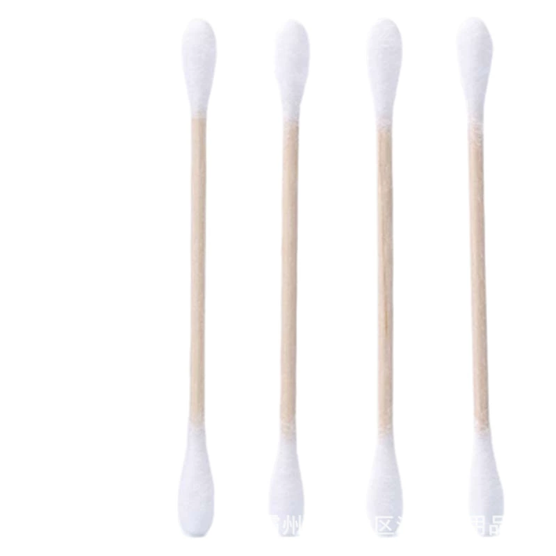 Д disposable cotton pads, double-sided cotton swabs, ear picking, cosmetic makeup remover, 100 pieces