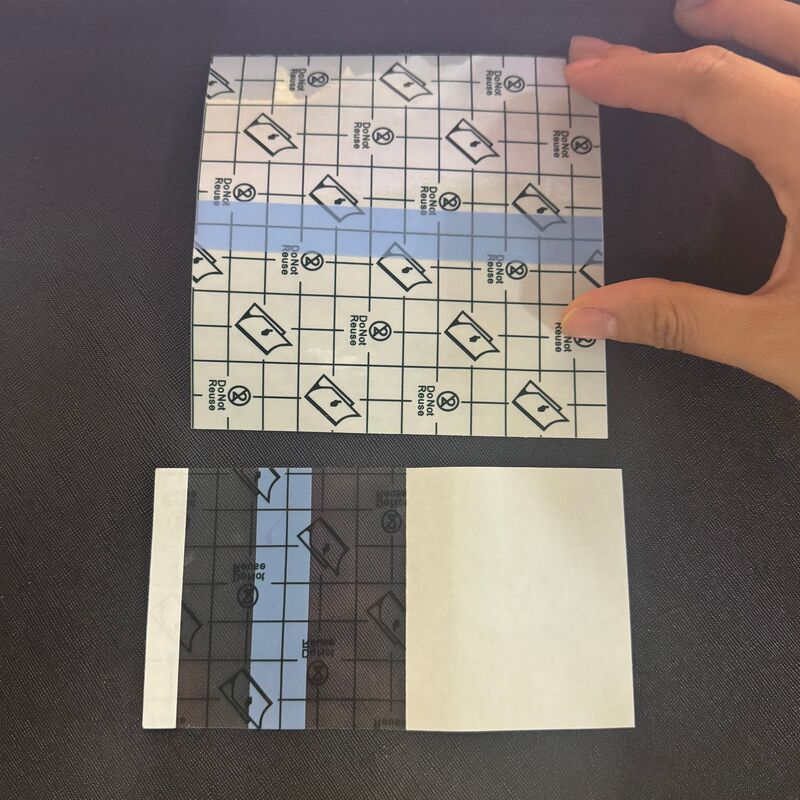 メーカー直供pu膜透明防水膜透皮シール通気防水黒膏空白シール|undefined