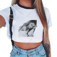 Ariana Grande Sexy Crop Top 歌手爱莉安娜·格兰德A妹露脐T恤