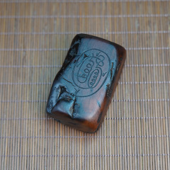 天然雷撃ナツメ材、手彫り手彫り、道教用品