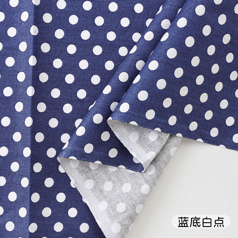 Tejido de algodón, punto de agua, punto de onda, impresión de tela de algodón, camisa, falda, ropa de cama, tela DIY