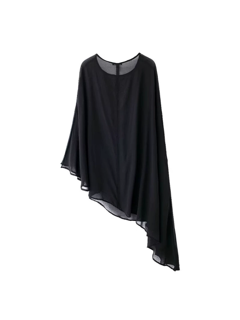 (Кроссбордерный торговый), осеннее асимметричное trench coat, куртка, европейский стиль, свободный крой, солнцезащита