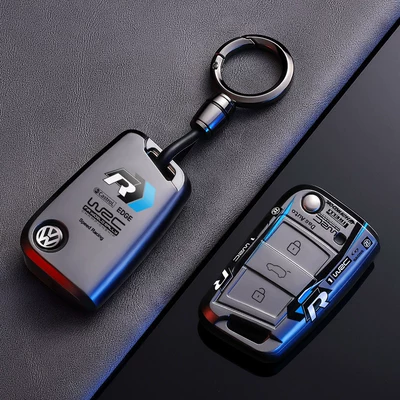 Volkswagen Sagitar Key Cover: Car key bag - no-specifications-model-a-black-warrior-sports-round-buckle