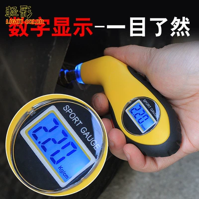Car tire test gauge tire pressure gauge high precision electronic digital tire pressure monitor car tire pressure gauge with deflation