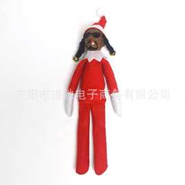 跨境Stoop Christmas Elf Doll窥探弯腰桌面摆件圣诞潮流精灵娃娃