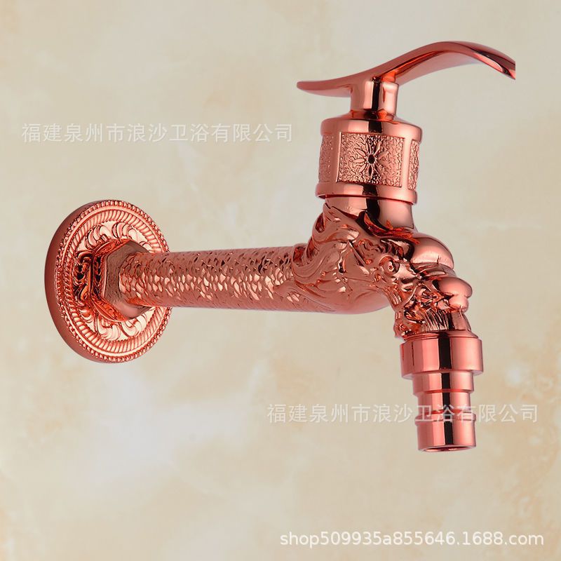 Antique-style washing machine faucet, European retro mop, pool faucet, thickened and lengthened, single-cooling 4 fen factory supply undefined