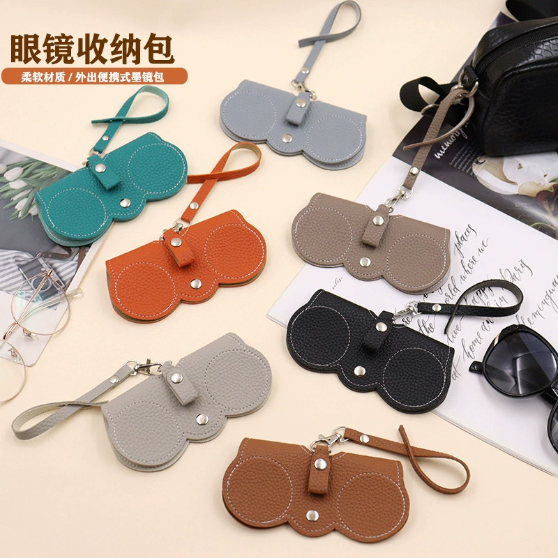 Amazon горячие продажи ящик для хранения очков подвесная сумка Портативная сумка для хранения солнцезащитных очков ретро мягкая сумка для очков в наличии оптом