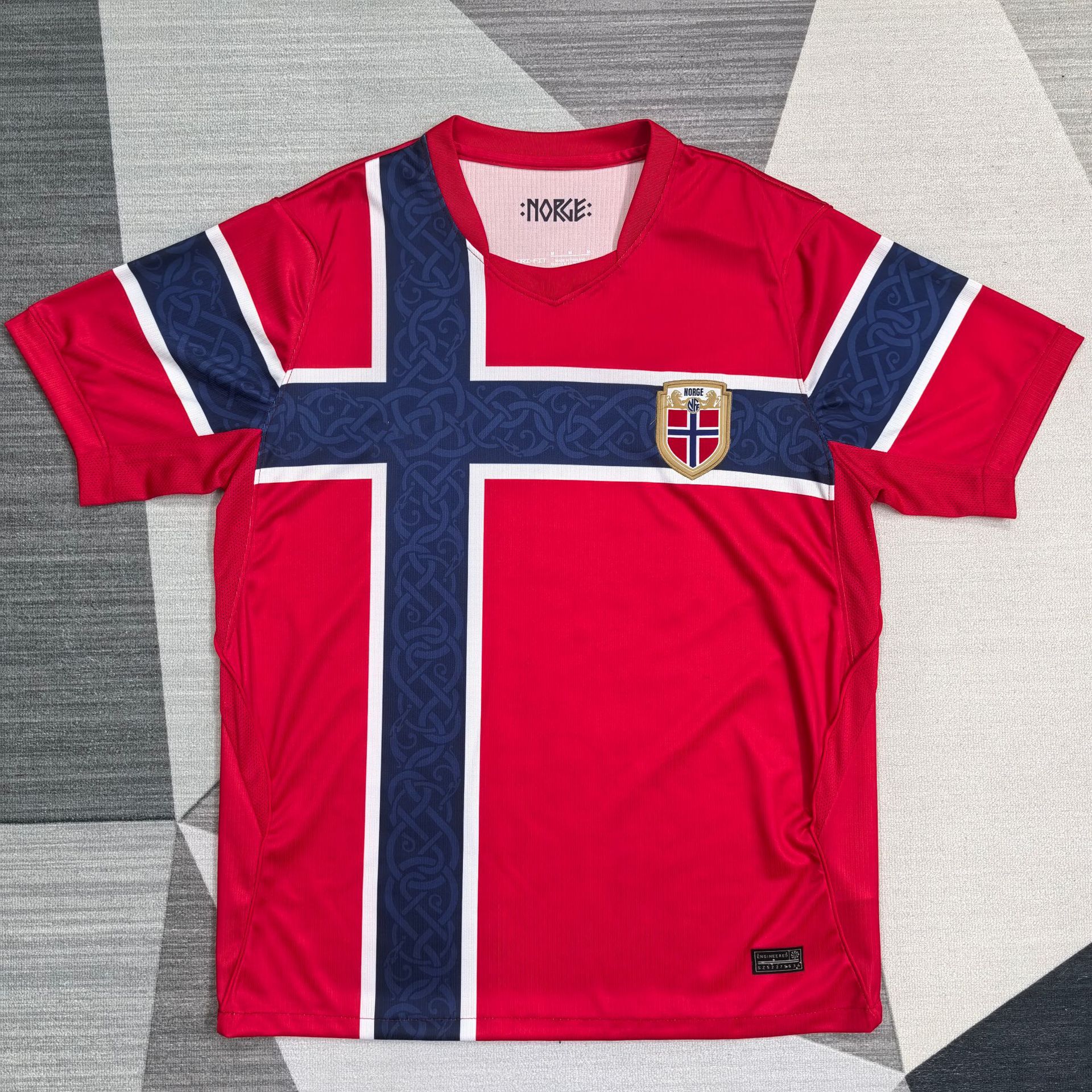 2627 Camiseta de fútbol de la Copa del Mundo Argentina Brasil Francia España Noruega Inglaterra camiseta de mangas cortas image 24