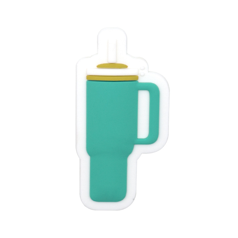 15g Weight Bag Hardware Bag Accessories Type 1 Piece Quantity Holiday, Daily Occasion PVC Material Lips, Cup, Flower Pattern Cartoon Style Style 1 Piece PVC Lips Cup Flower Bag Hardware 5