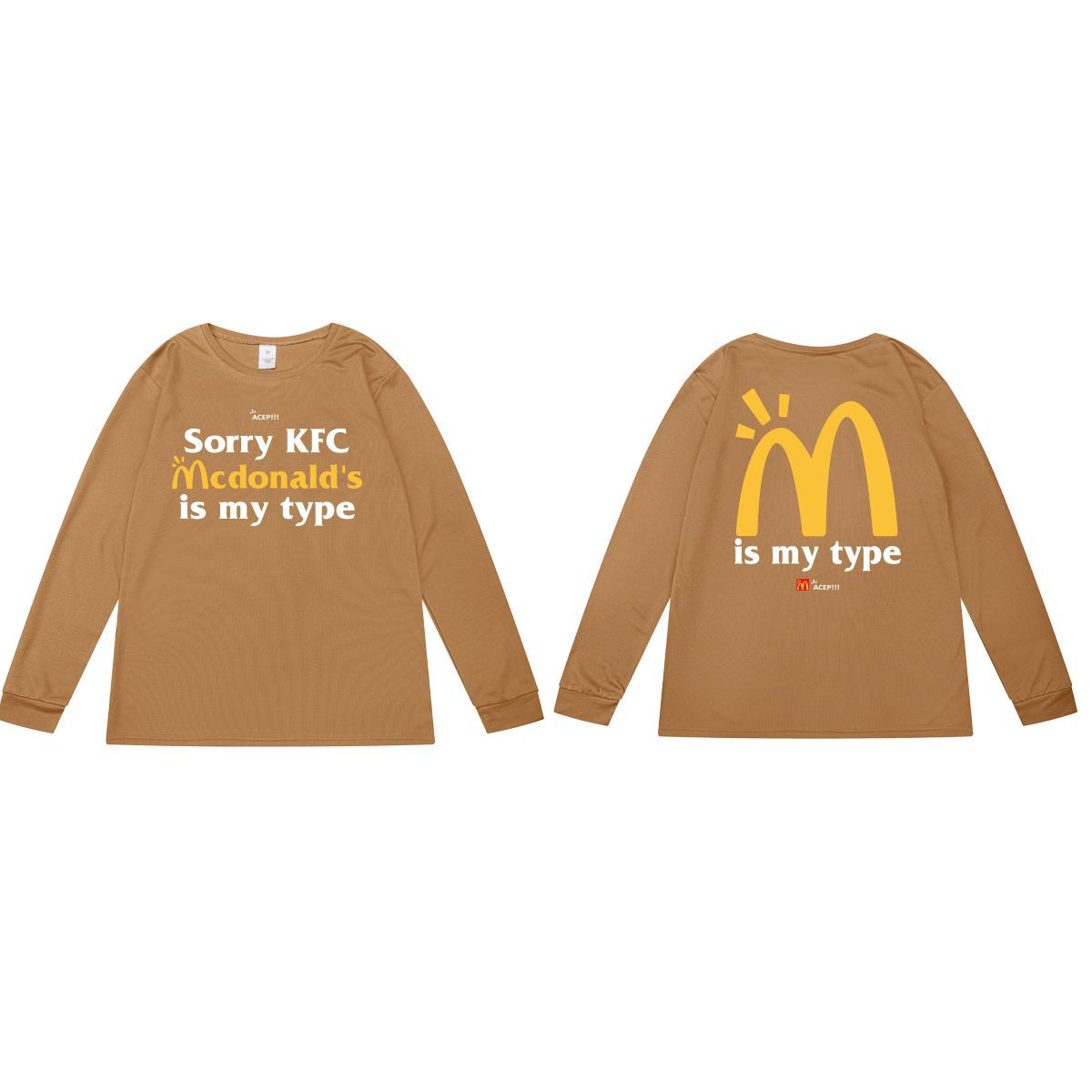 SorryKFC 커피 빠른 건조 긴 소매