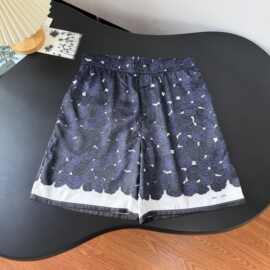 2026夏季新款美丽景色系列花朵印花百搭休闲短裤男女同款