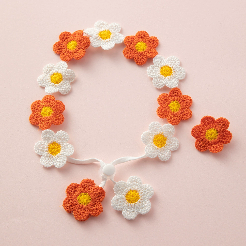 Ins Pet Dog Собака Кошка Ожерелье Шпилька костюм Цветок Ромашка Трансграничный Amazon Горячая Распродажа