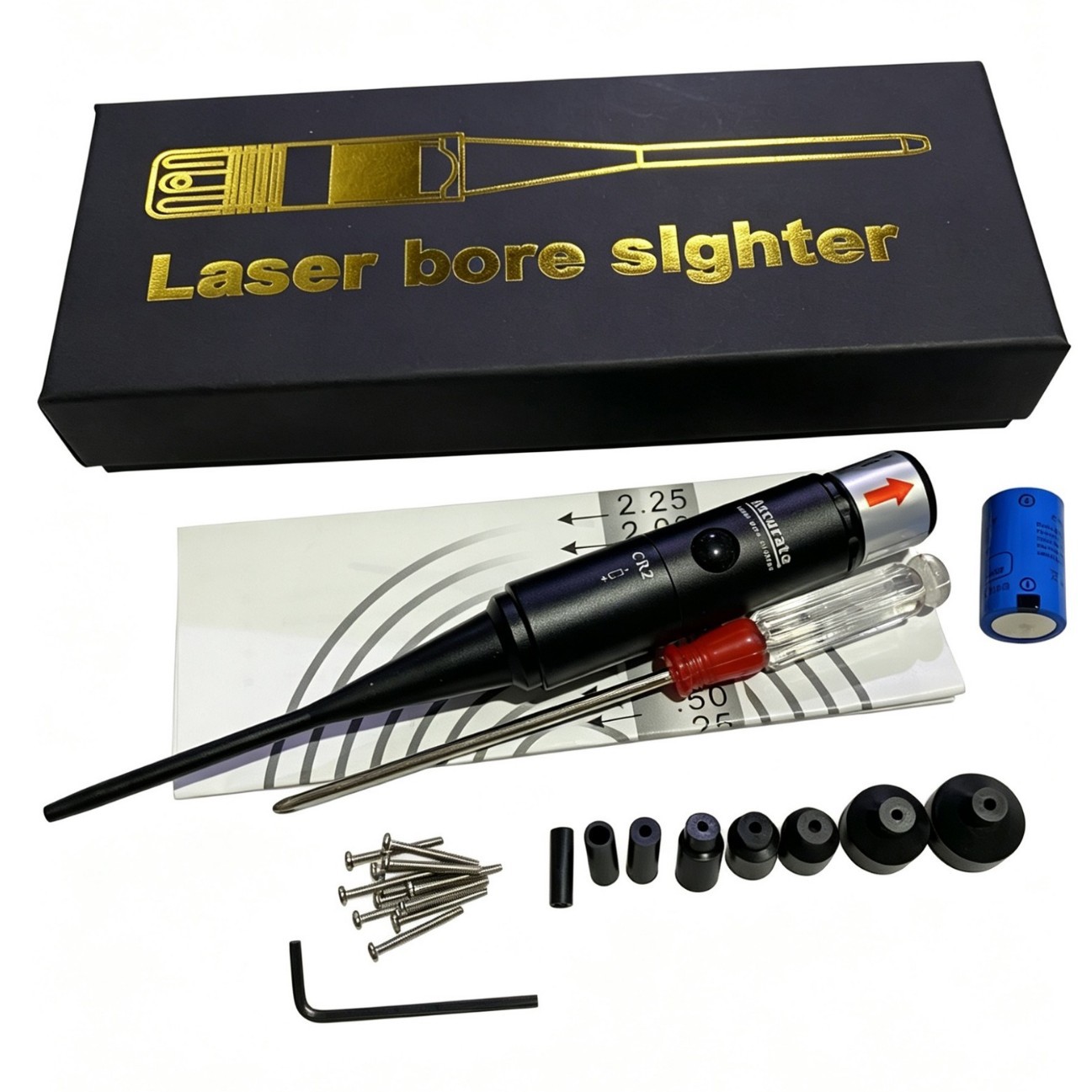 新款红激光校瞄器 归零器 红激光定靶器套装 校准仪红外线校准器