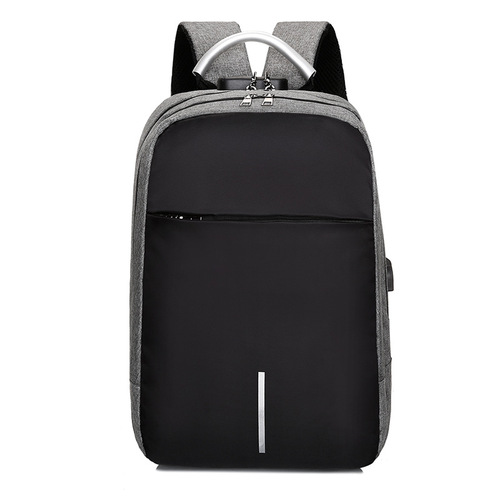 USB Charging Dual-Shoulder Bag  New Model Business Casual Large Capacity Laptop Bag Korean Style Multifunctional Student School Bag