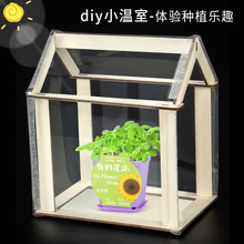 科学实验diy小温室植物阳光小暖房儿童手工科技小制作材料包套装