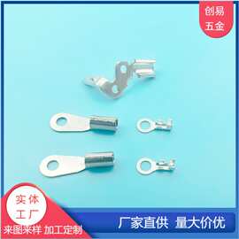 黄铜镀锡R型端子  圆环端子 O型接地线耳连续端子  连带地环端子