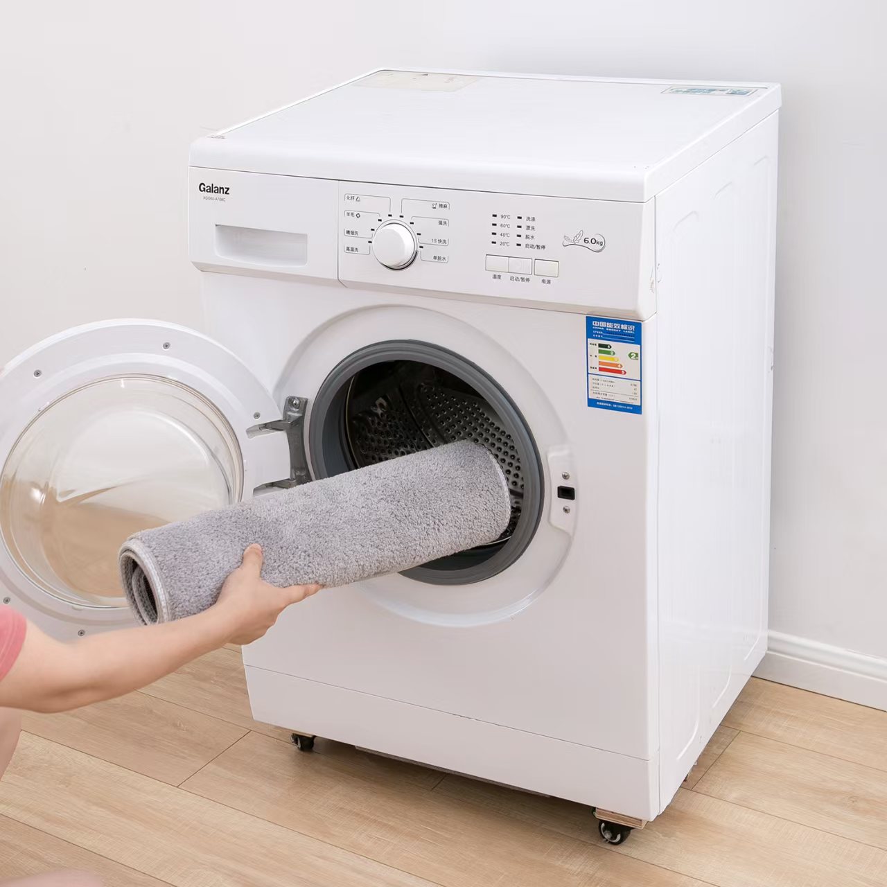 Alfombra antideslizante absorbente de agua para baño, alfombra de entrada, alfombra antideslizante para baño y cocina, impermeable para uso comercial.