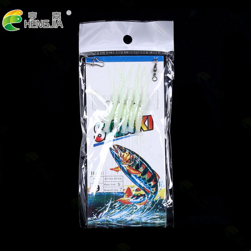 HENGJIA/Hengjia Amazon luminous fish skin skewer hook soft shrimp hanging imitation shrimp skin hook