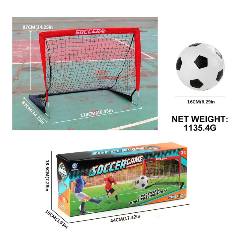 Transfronterizos amazónicos ocio infantil plegable patear la red de fútbol portátil indoor y outdoor juguetes deportivos tradicionales