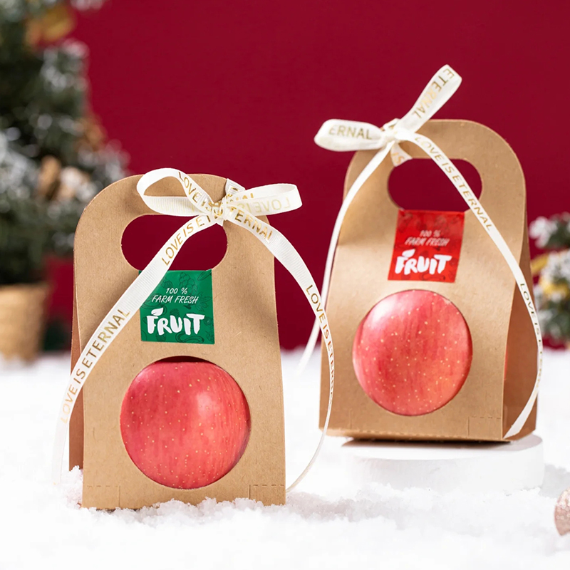 Naranja, manzana, caja de frutas, regalo de jardín de infantes, fruta, regalo de mano, reunión anual de productos agrícolas, regalo de cartón