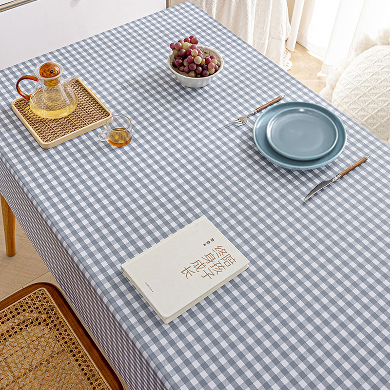 Small grid sky blue--oil-proof and wear-resistant / 40X60