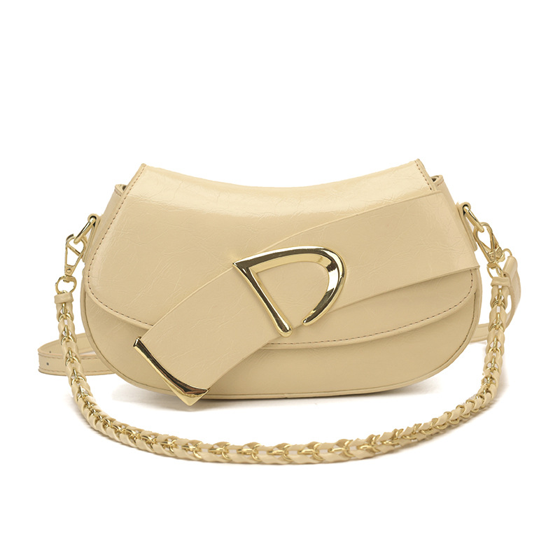 Bolso para mujeres 2026 nuevo diseño de cinturón transfronterizo, bolso cuadrado de textura de lujo ligero de cadena, bolso de hombro
