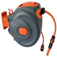 园林浇花自动伸缩水鼓家用水管收纳园艺水管车壁挂式卷管器20米