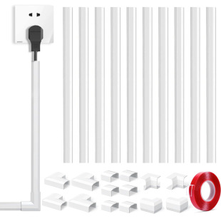 Cross-border sources of goods Europe, America and Japan Amazon hot explosions PVC trunking black white suit 15*9 environmentally friendly flame retardant
