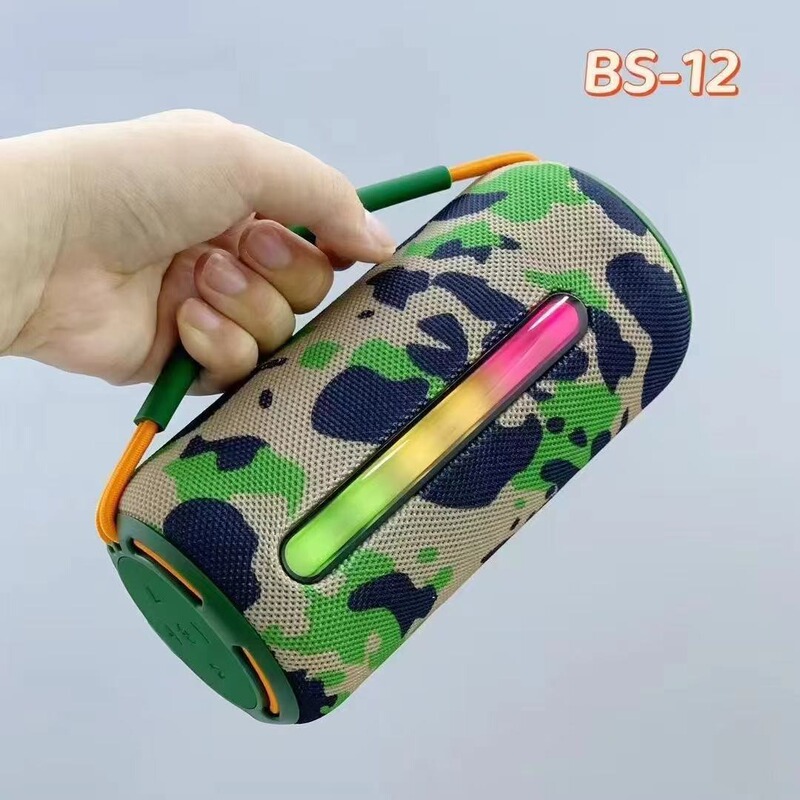 跨境BS12无线蓝牙音箱便携小钢炮户外骑行手提插卡低音炮蓝牙音响|undefined