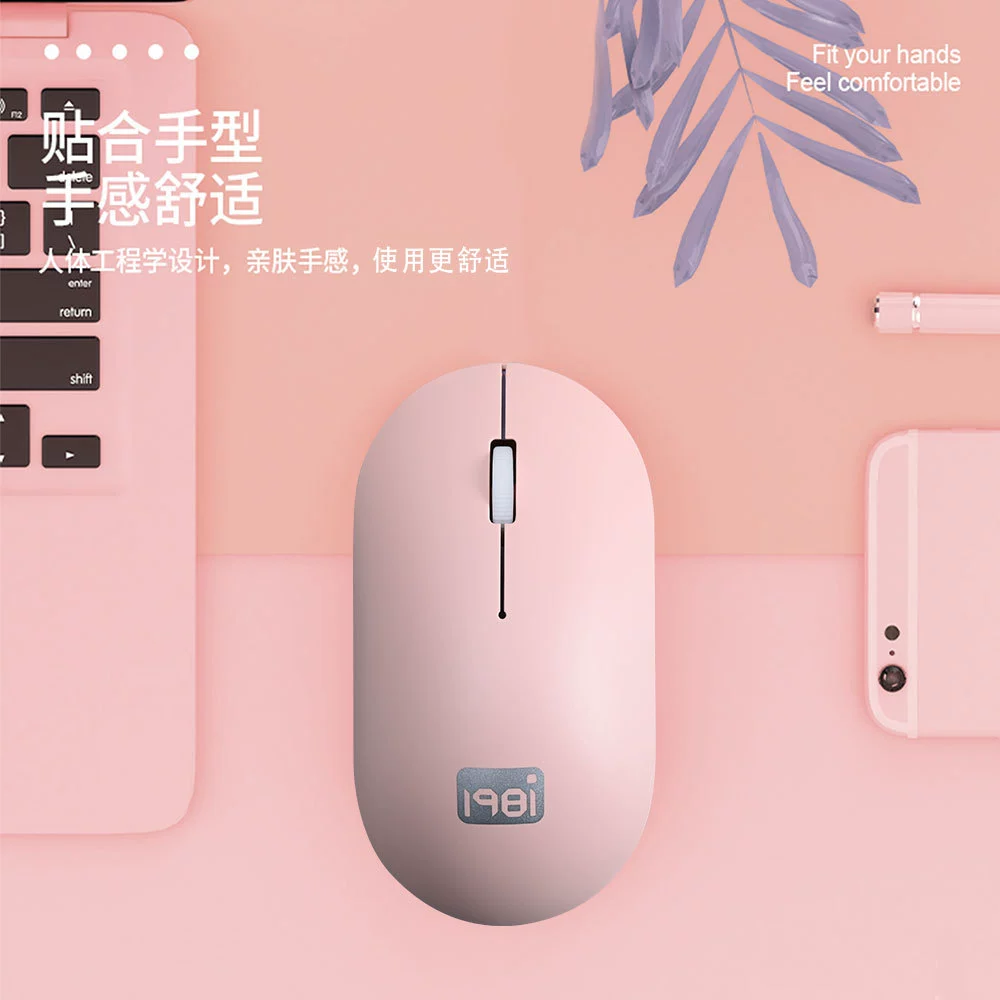 Маленькая ультратонкая модная физиологическая беспроводная мышь, бесшумный ноутбук, бизнес-версия