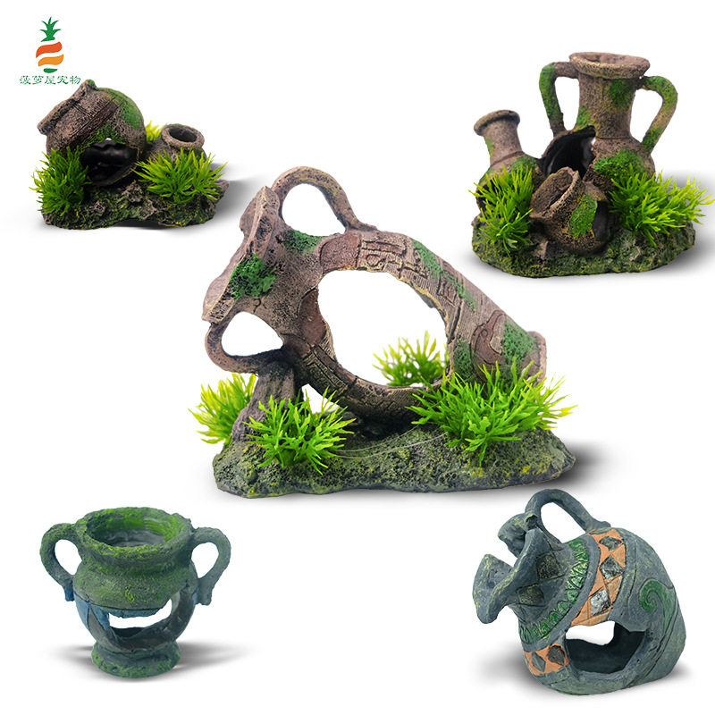 Decoraciones de decoración de paisajismo de pecera de venta caliente, hierba de agua falsa, suave, color de coral, simulación, medusa, tanque de mar, punto, cabello recto