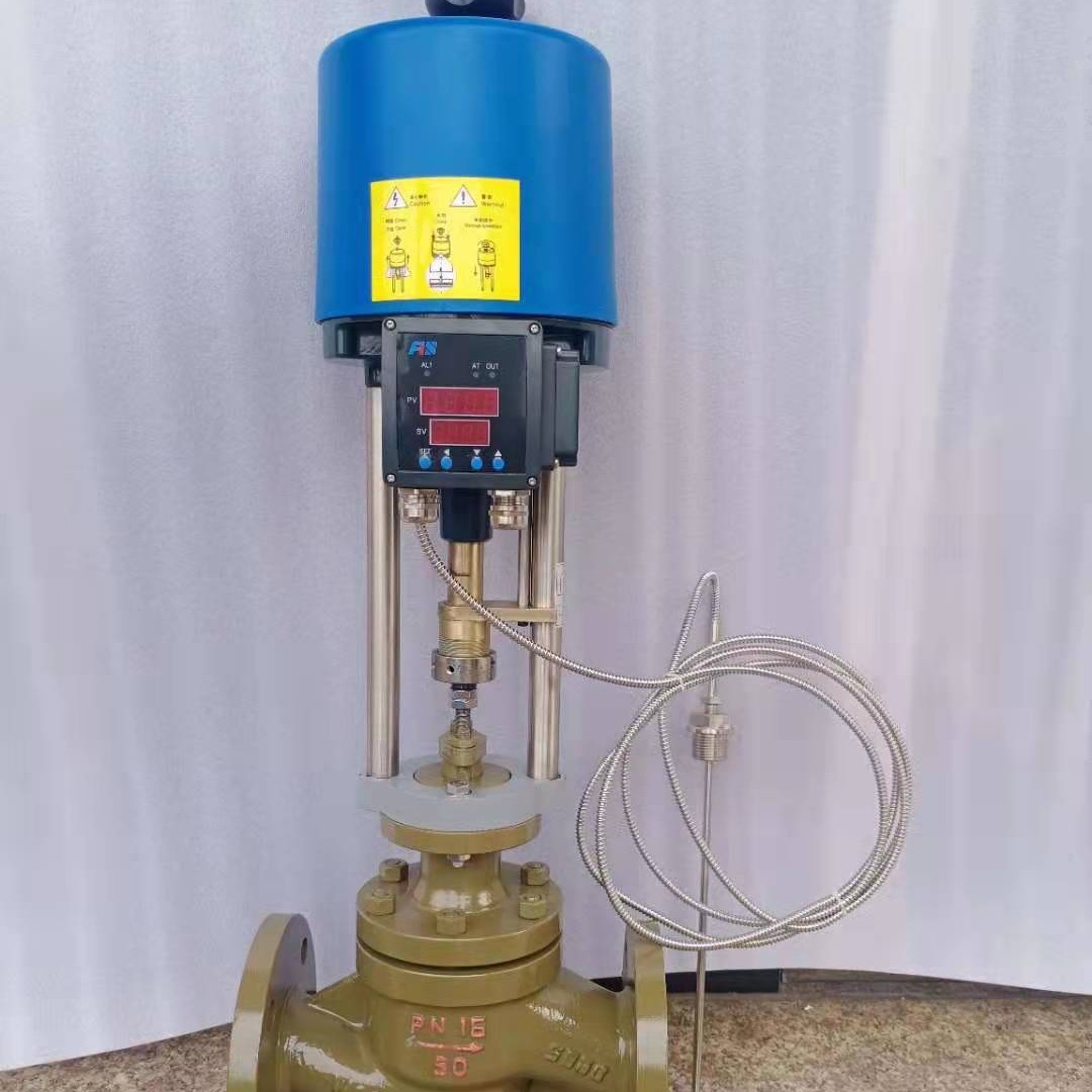 供应ZZWEP-16C DN100自力式电动温度调节阀