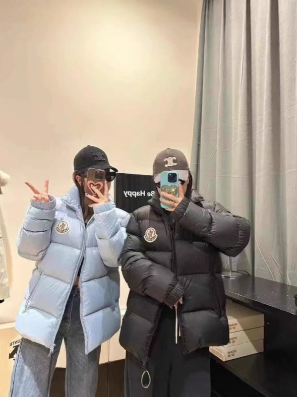 高端蒙家羽绒服大标现货男女款立领加厚保暖宽松时尚爆款潮服外套|undefined