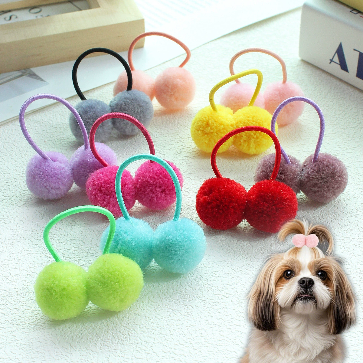 Европейские и американские милые и простые домашние кошки и собаки шерстяные шарики для волос