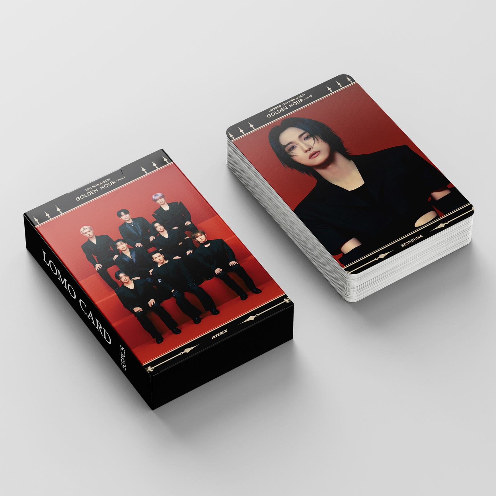 (2개) 55 ATEEZ 포토카드 GOLDEN HOUR : PART.2 ICE ON MY TEETH