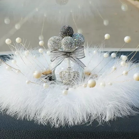 Decoraciones de automóviles Camellia creativa nueva consola central de verano joyas de automóviles chicas decoración de plástico