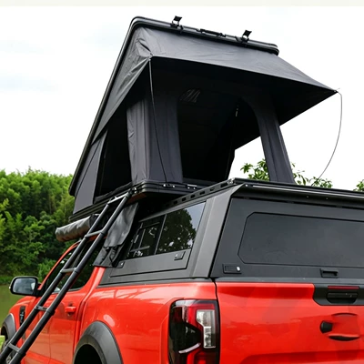 hydraulic triangular roof tent, Avtomobil dam çadırları