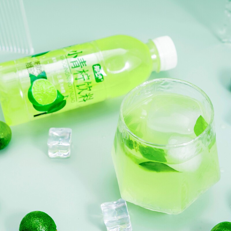 趣小谗小青柠果汁飲料360ml/ボトル入りライム風味飲料、箱売り卸売、一件代発、レモン|undefined