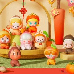 新年の座り方シリーズの泡のマットのpopの豆の泡は粒の盲の箱の公の子の置物の潮流を萌えます。