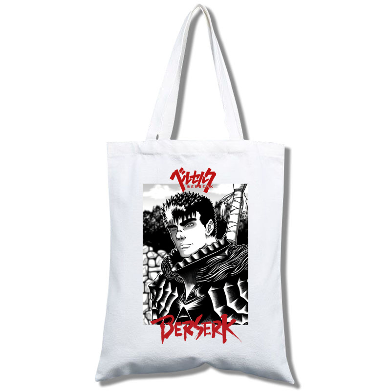新款动漫 剑风传奇 Berserk 手提袋时尚购物袋便携女士单肩包帆布