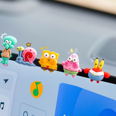 Car interior decoration accessory novelty car center console cartoon decoration small accessories vehicle interior decoration supplies