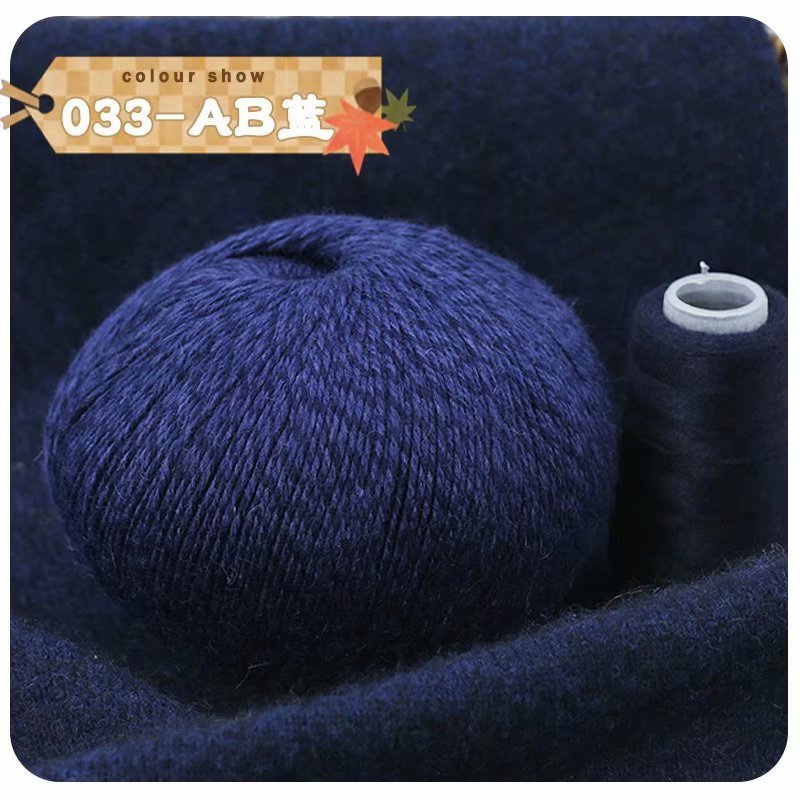 Lavado sin encogimiento Hilo de Cachemira de 3 hilos tejido a mano suave y ajustado bufanda de bebé sombrero abrigo hilo tejido a mano lana tejida a mano