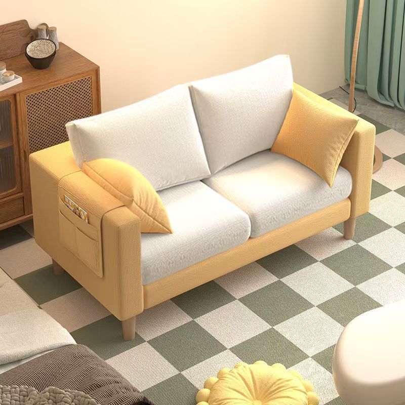 Yellow + off-white [high-quality latex] removable and washable