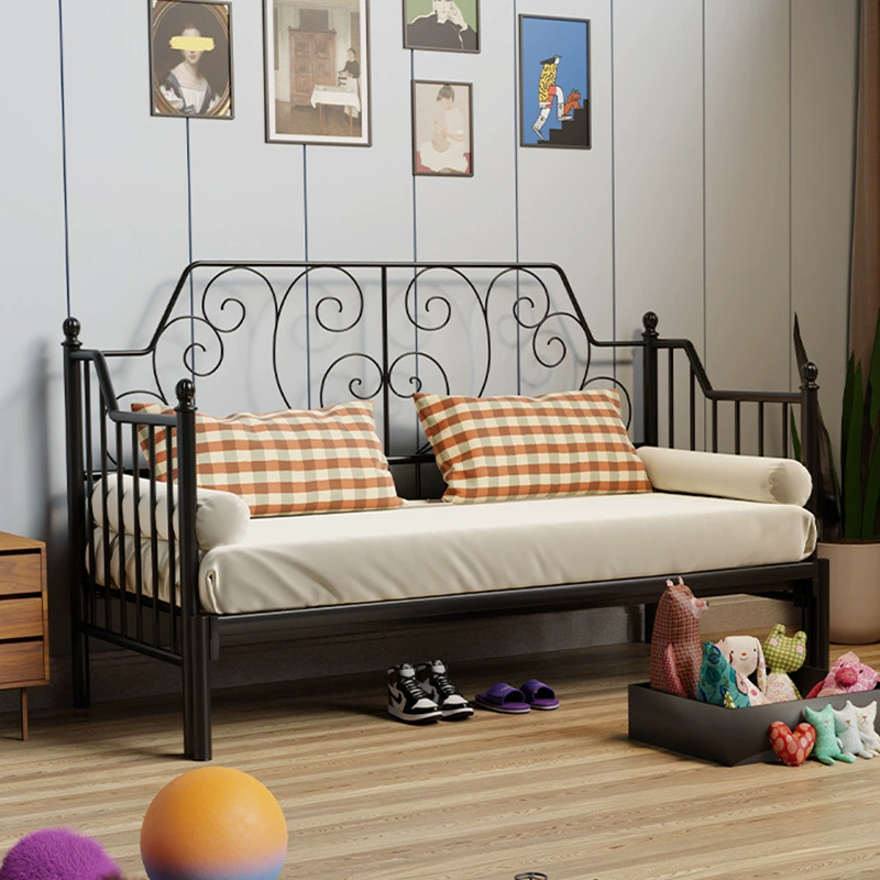 Выдвижной диван-кровать для небольших помещений 1.2m выдвижная кровать 1.5m цельнометаллический диван-кровать для сидения и сна