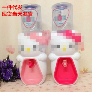 Hellokitty Mini Water Dispenser Type 8 стакана воды мультфильм милый настольный офисный котенок дозатор воды