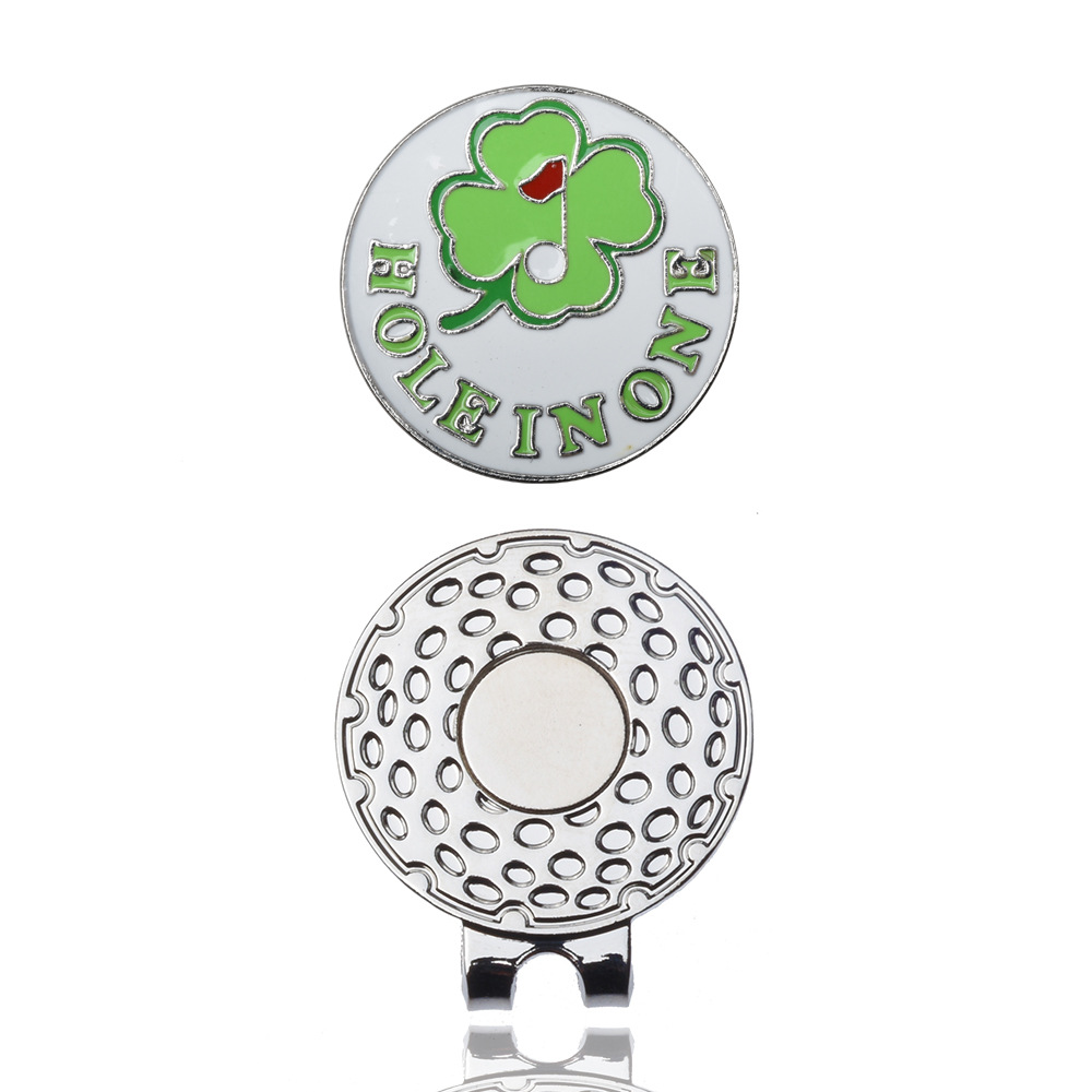 Golf magnético clip de metal imán clip logotipo marca Marca Diseño y producción