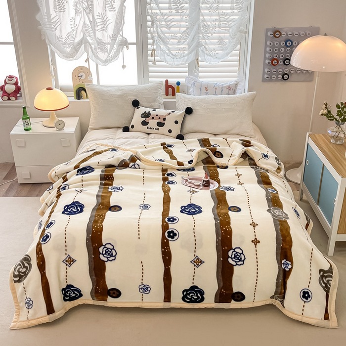 クラスA二重厚い毛布布団ラシェル超柔らかい天糸雲毛布冬保温カバー毛布卸売り